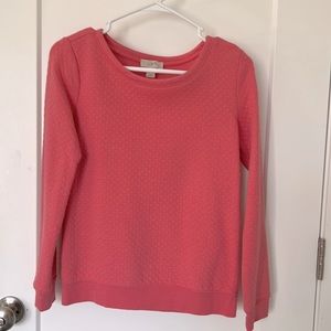 Loft pink long sleeve sweater. Size XS petite.
